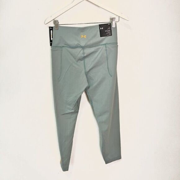 Under Armour UA Meridian Shine Ankle Leggings in Grey Shine - Picture 3 of 6